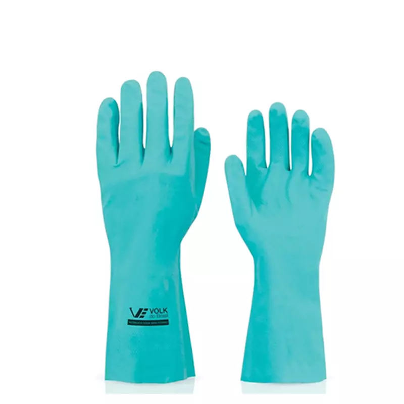 Luva Nitrilica S/Forro Verde M