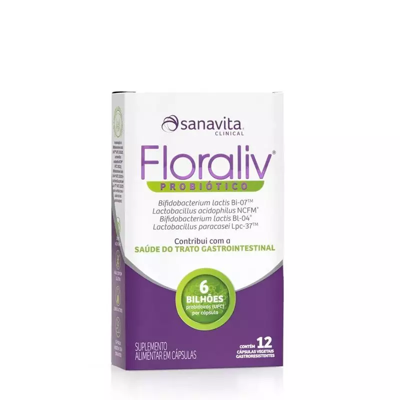 SANAVITA FLORALIV PROBIOTICO 12 CAPS