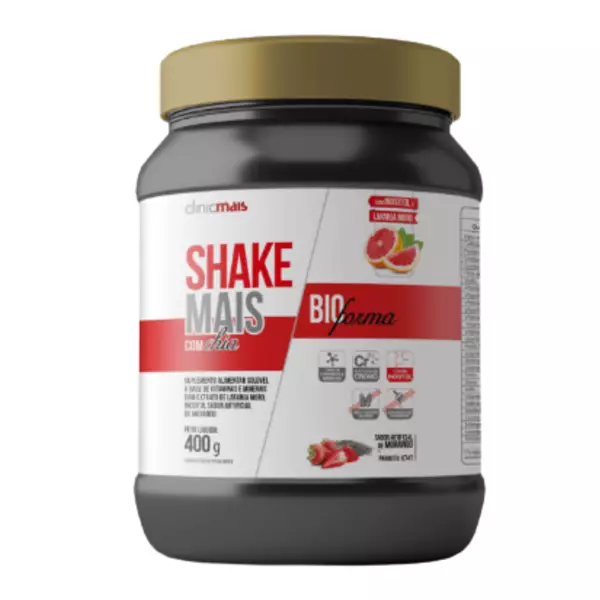 Shake Chia Morango 400g clinicmais
