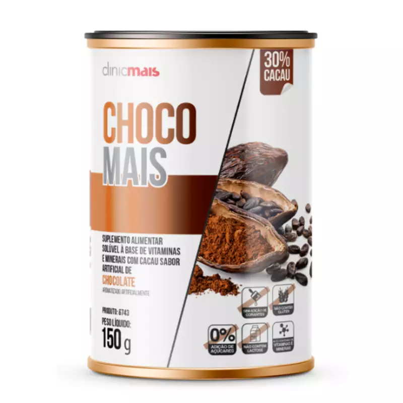 ChocoMais - Achocolatado 30% Cacau - 150g
