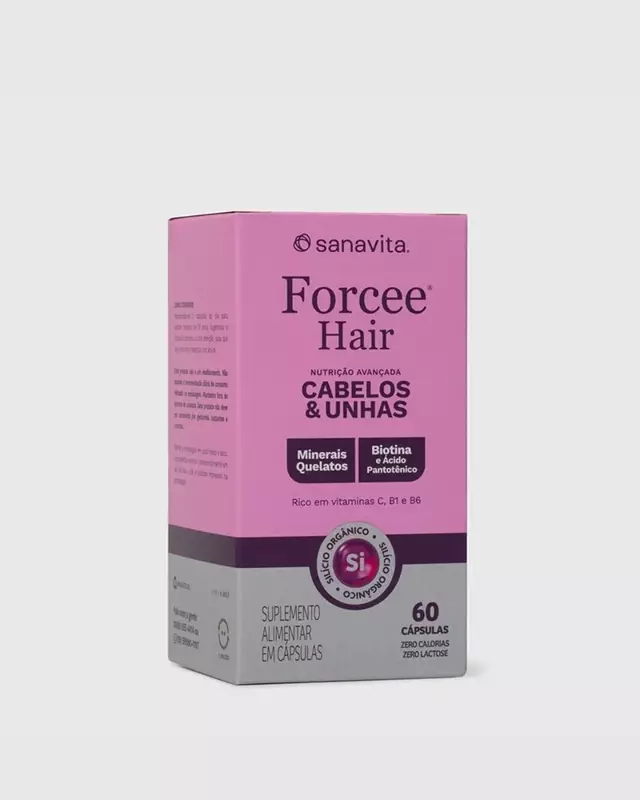 SANAVITA FORCCE CABELOS E UNHAS 60CAPS