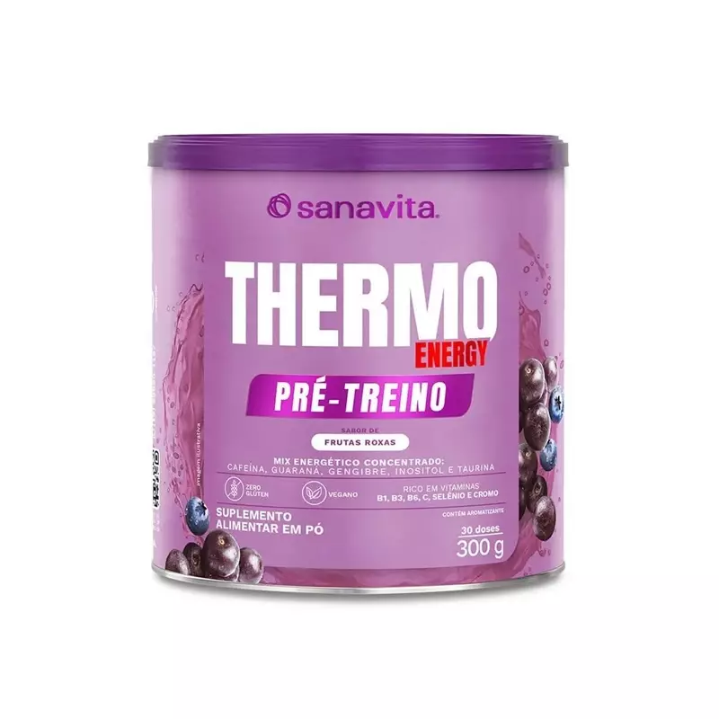 SANAVITA THERMO ENERGY FRUTAS ROXAS 300G