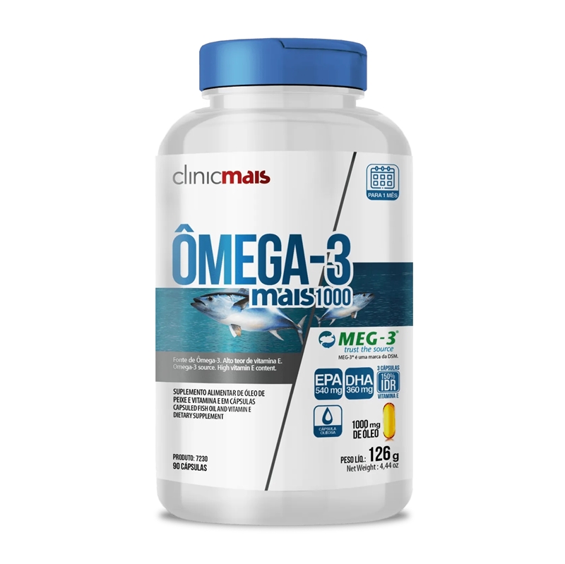 CLINICMAIS OMEGA 3 MAIS1000 90CAPS