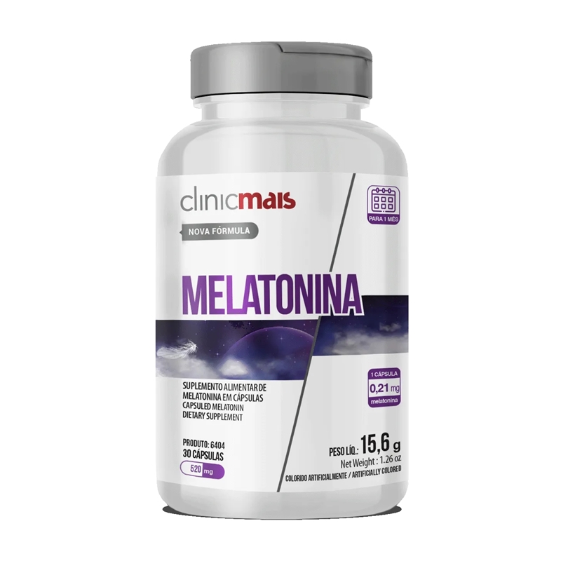 CLINICMAIS MELATONINA 30CAPS