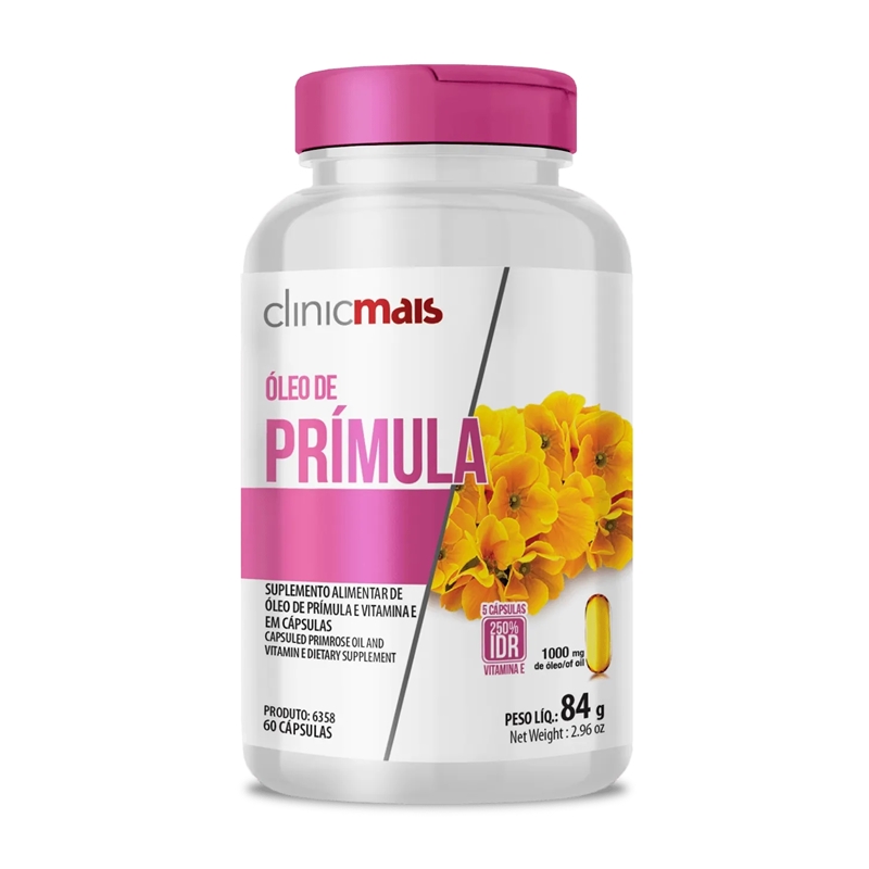 CLINICMAIS OLEO DE PRIMULA 60CAPS